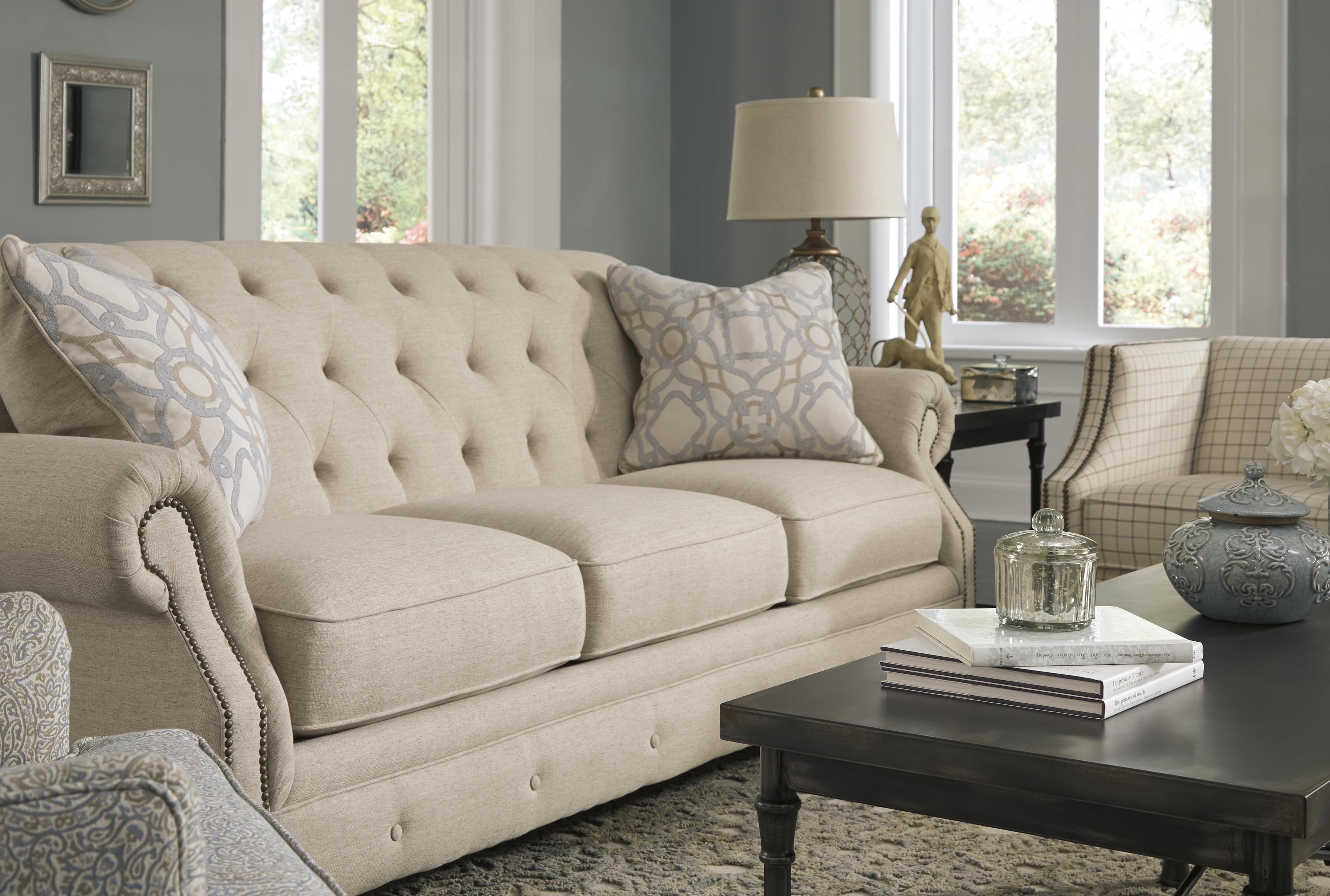 Ashley Signature Design Kieran 4400038 Traditional Sofa with Tufted